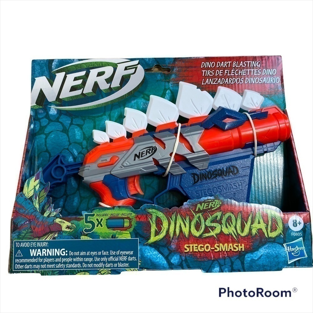 Nerf Dinosquad Stego Smash Dinosaur Dart Blasting Toy NWT